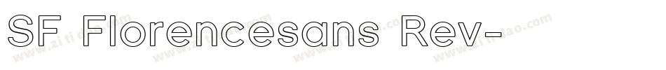 SF Florencesans Rev字体转换